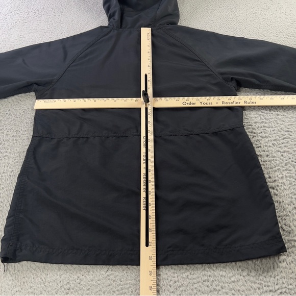 LL Bean Mountain Jacket Womens Small Regular Black Full Zip Hooded Outdoors - Picture 3 of 9